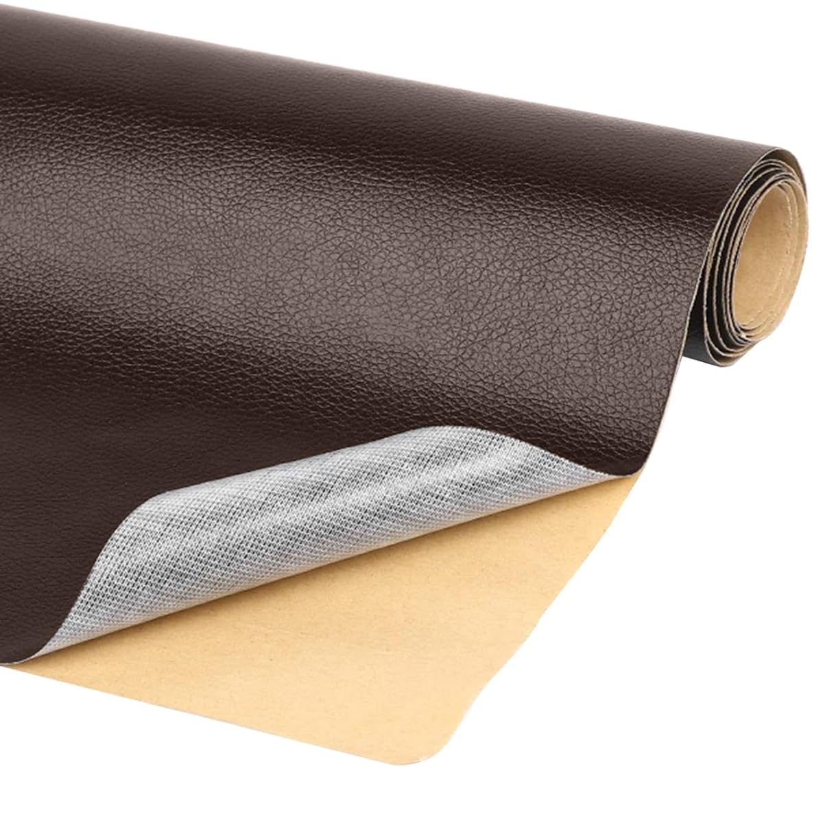 HASTHIP PVC Leather Repair Patch Self Adhesive PVC Leather Repair Patch Cuttable Leather Repair Patch for Car Seats, DIY Leather Crafts, 78x17 Inches, Dark Brown HASTHIP PVC Leather Repair Patch Self Adhesive PVC Leather Repair Patch Cuttable Leather Repair Patch for Car Seats, DIY Leather Crafts, 78x17 Inches, Dark Brown